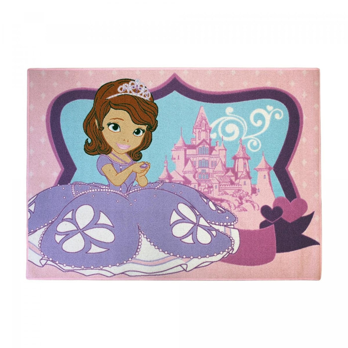 Tapis enfant tissé motif princesse NUJI