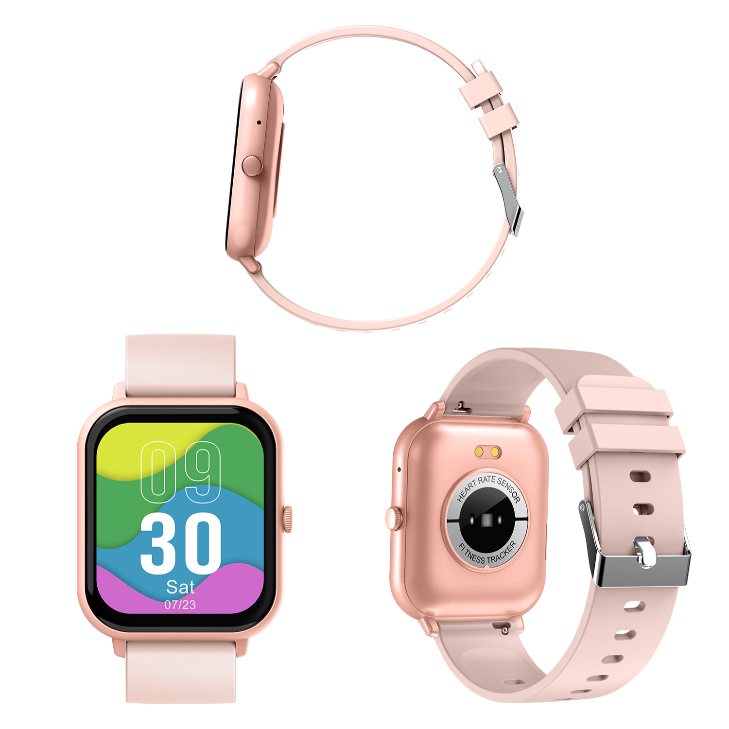 Smartwatch ZL54C con pantalla de 1,8 HR, monitor de tensión y de O2. Sumergible, varios modos deportivos, notificaciones de apps.