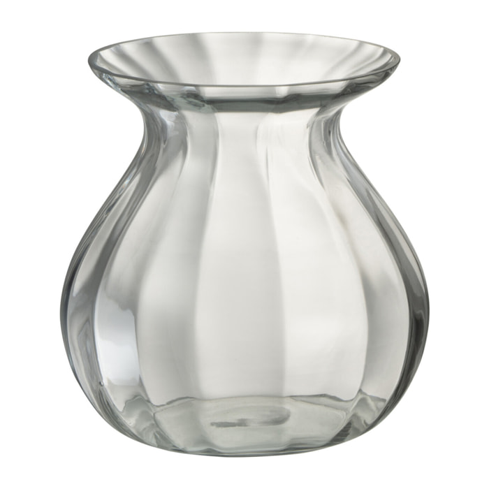 J-Line vase Amo - verre - transparent - large - Ø 18 cm