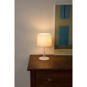 CONGA S lampe de table blanc/beige
