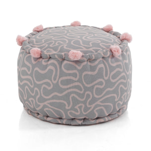 ORESTELUCHETTA Pouf rotondo ROSE