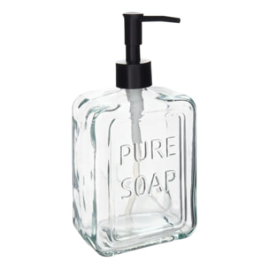Distributeur de savon 550ml en verre