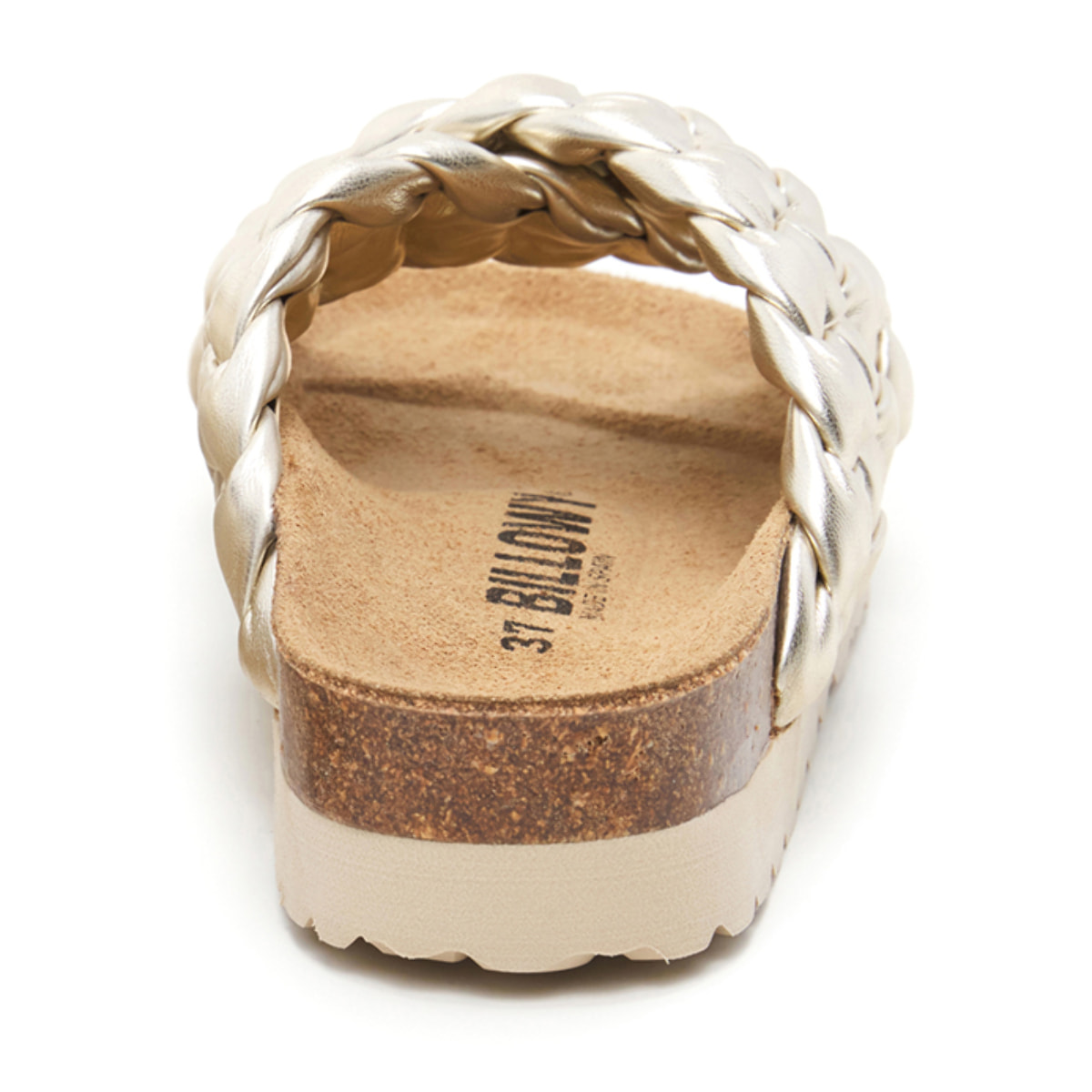 SANDALO CON ZEPPA BILLOWY DORATO