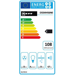 Hotte encastrable NEFF D55MH56N0