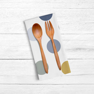 Pack de 2 torchons de cuisine 0120-160 100% coton 45x70 cm