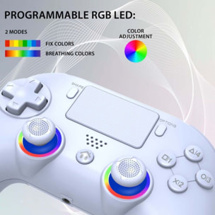 Manette SUBSONIC PS5 sans fil Blanche