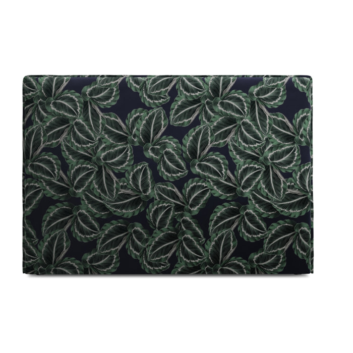 Tête de lit "Provence" 160x120cm en velours motif de la jungle