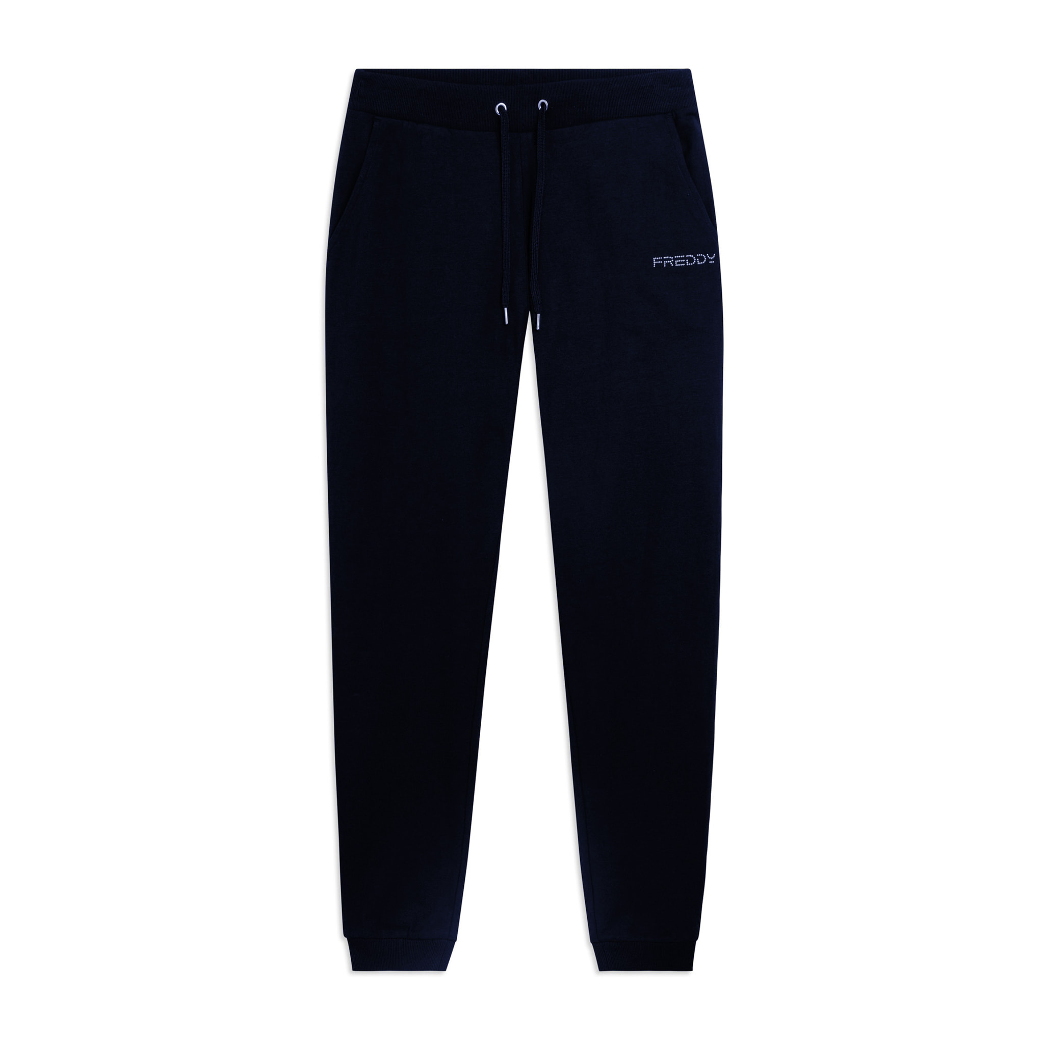 Pantaloni Sportivi con Polsini e Vita in Costina