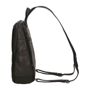 Zaino  da uomo In Vera pelle Made in Italy 30x21x8 cm