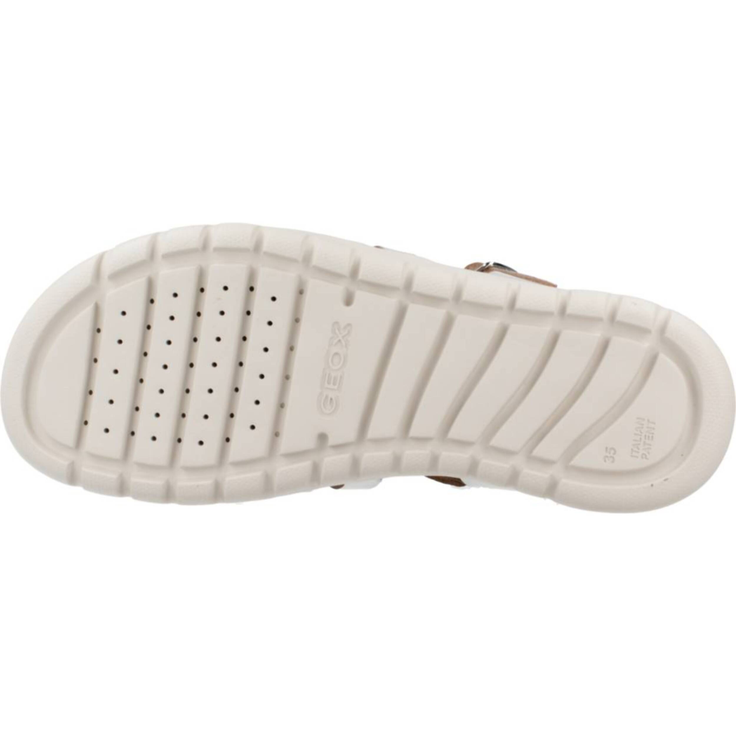 Sandalias Niña de la marca GEOX  modelo J S. SOLEIMA G.B - METAL.LEA PLATA