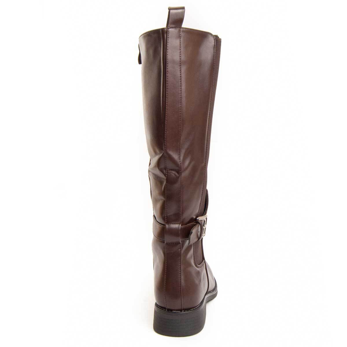 Bota De Tacón - Marron - Altura: 4 Cm