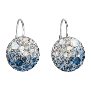 Pendientes Round Brillantin adornado con cristales de Swarovski