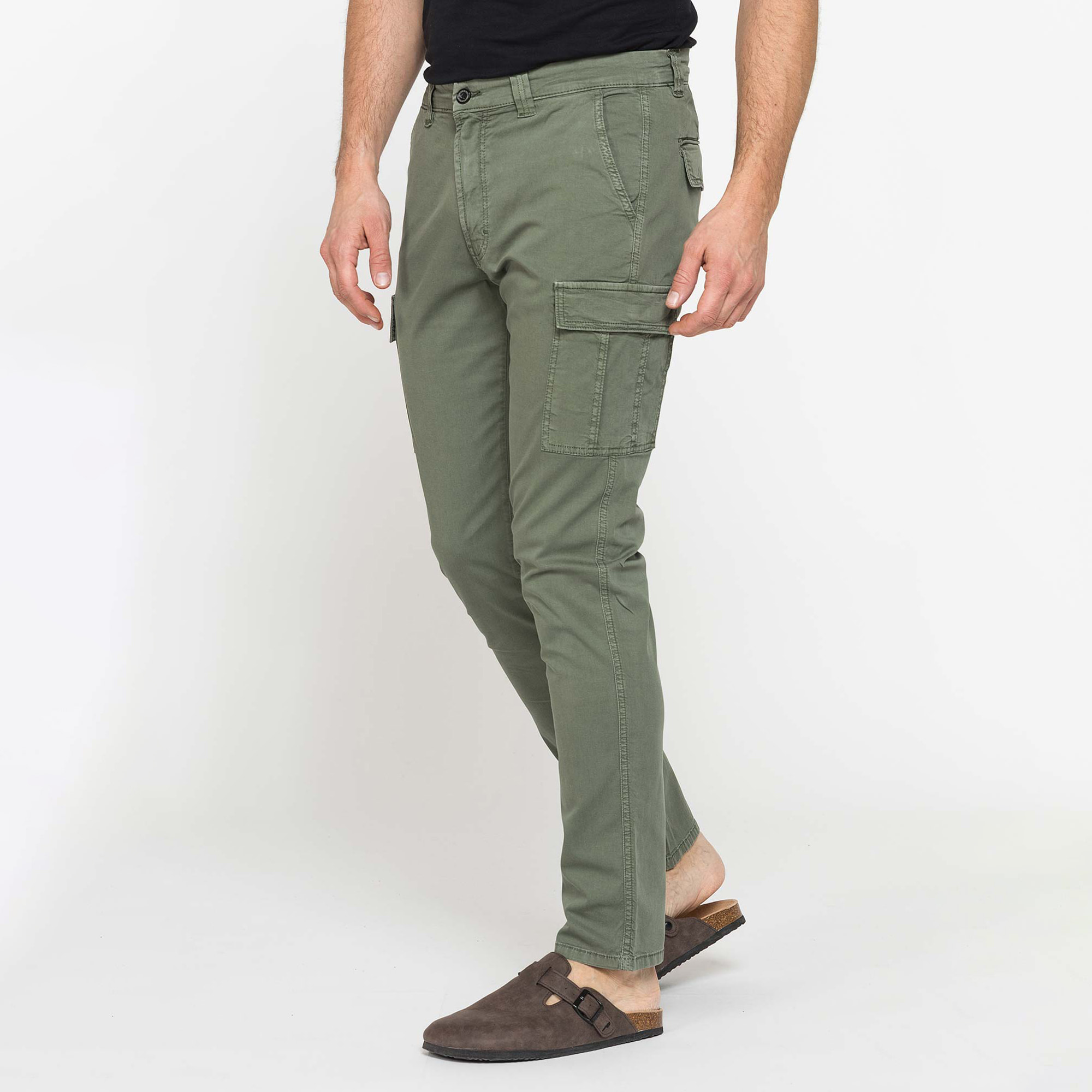 CHINO IN GABARDINA LEGGERA ELASTICIZZATA MOD. 619S