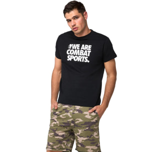 Set completo da uomo con t-shirt e pantaloncino mimetico Leone Summer Style