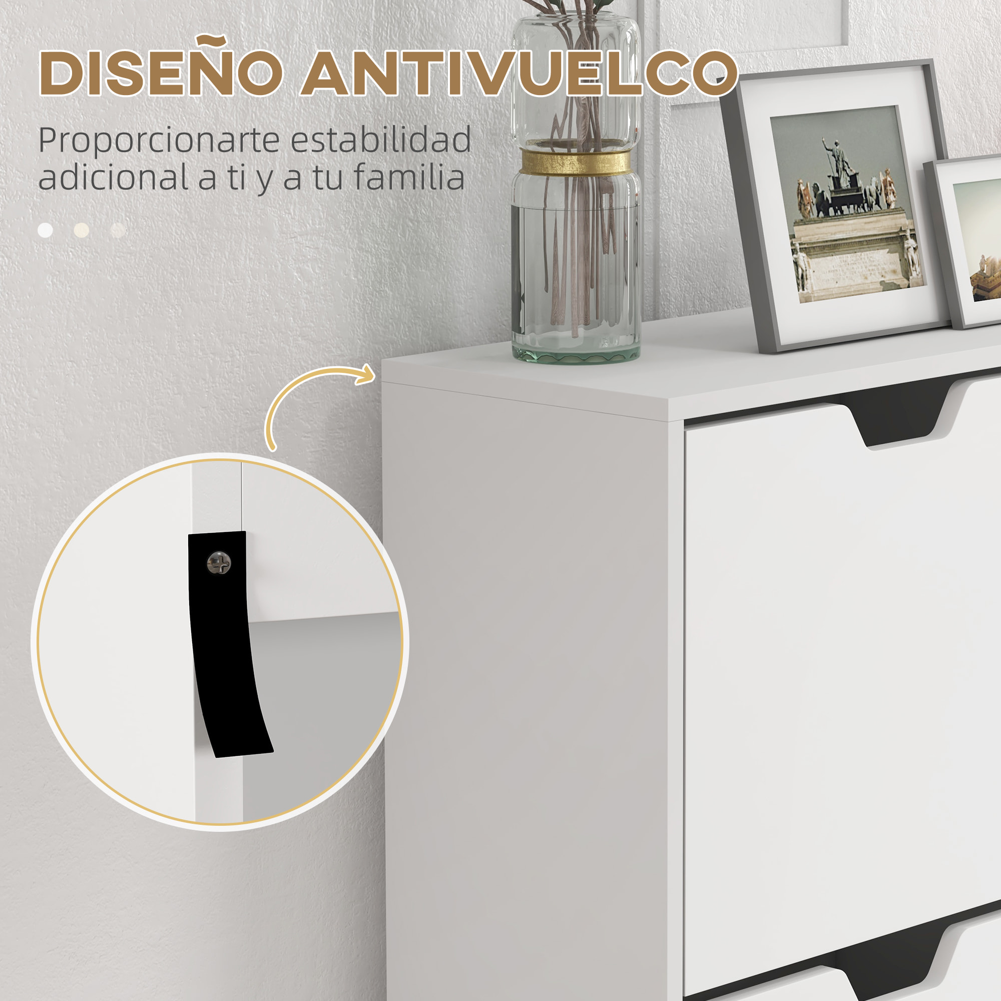 Zapatero Estrecho con 4 Cajones Abatibles, Zapatero Entrada Recibidor con Patas de Madera y Estantes Ajustables, para 16 Pares de Zapatos, para Pasillo, 95x26x95 cm, Blanco