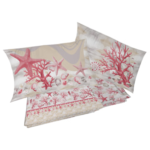 Completo letto marina rosso
