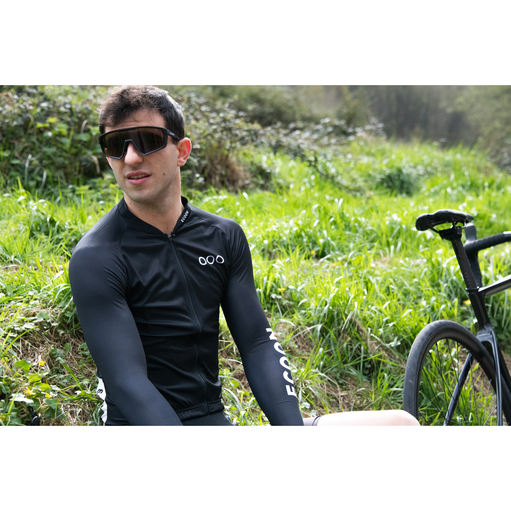 Maillot de manga larga ECOON modelo Tourmalet Men en color Negro