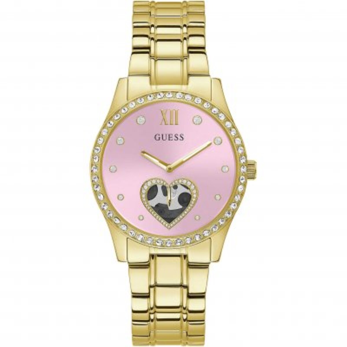 Reloj Guess GW0380L2 Mujer Analogico Cuarzo con Correa de Acero inoxidable
