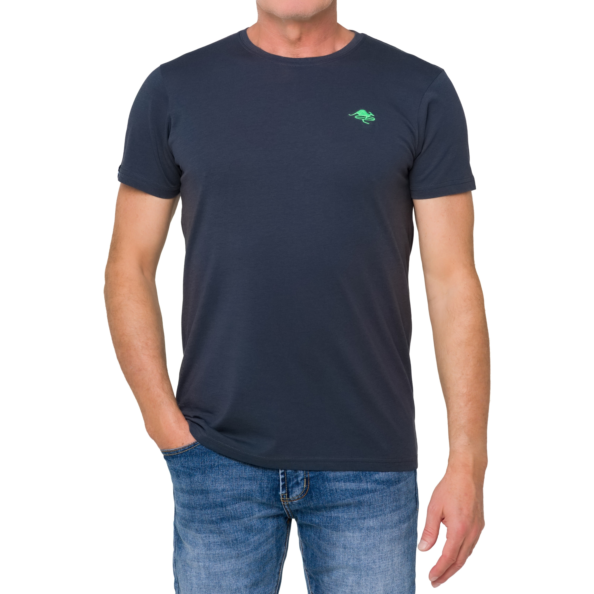 T-shirt in cotone 180 gr Hot Buttered Mistral blu navy