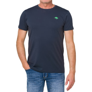 T-shirt in cotone 180 gr Hot Buttered Mistral blu navy