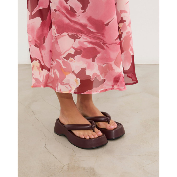 Sandalias de plataforma Brust 5 cm