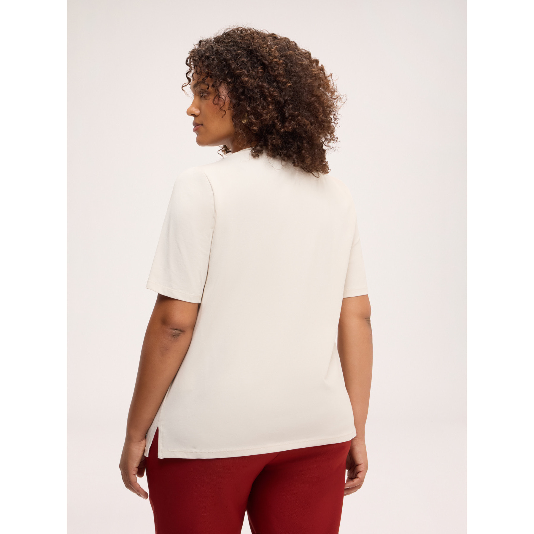 Fiorella Rubino - Camiseta de algodón con escritura - Blanco