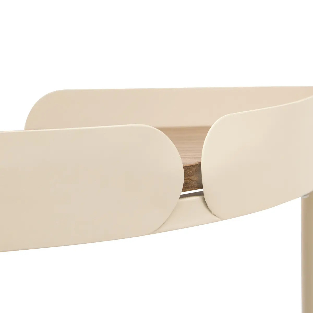 Étagère d'angle de salle de bain Argileo 3 niveaux 25x35cm blanc
