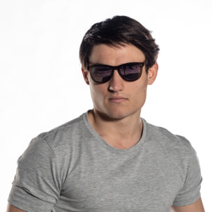 Gafas de sol OCEAN FLORENCIA - Marrón transparente por fuera con espejo rosa por dentro y patillas doradas