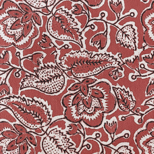 Mantel estampado antimanchas SHERPA TERRACOTA