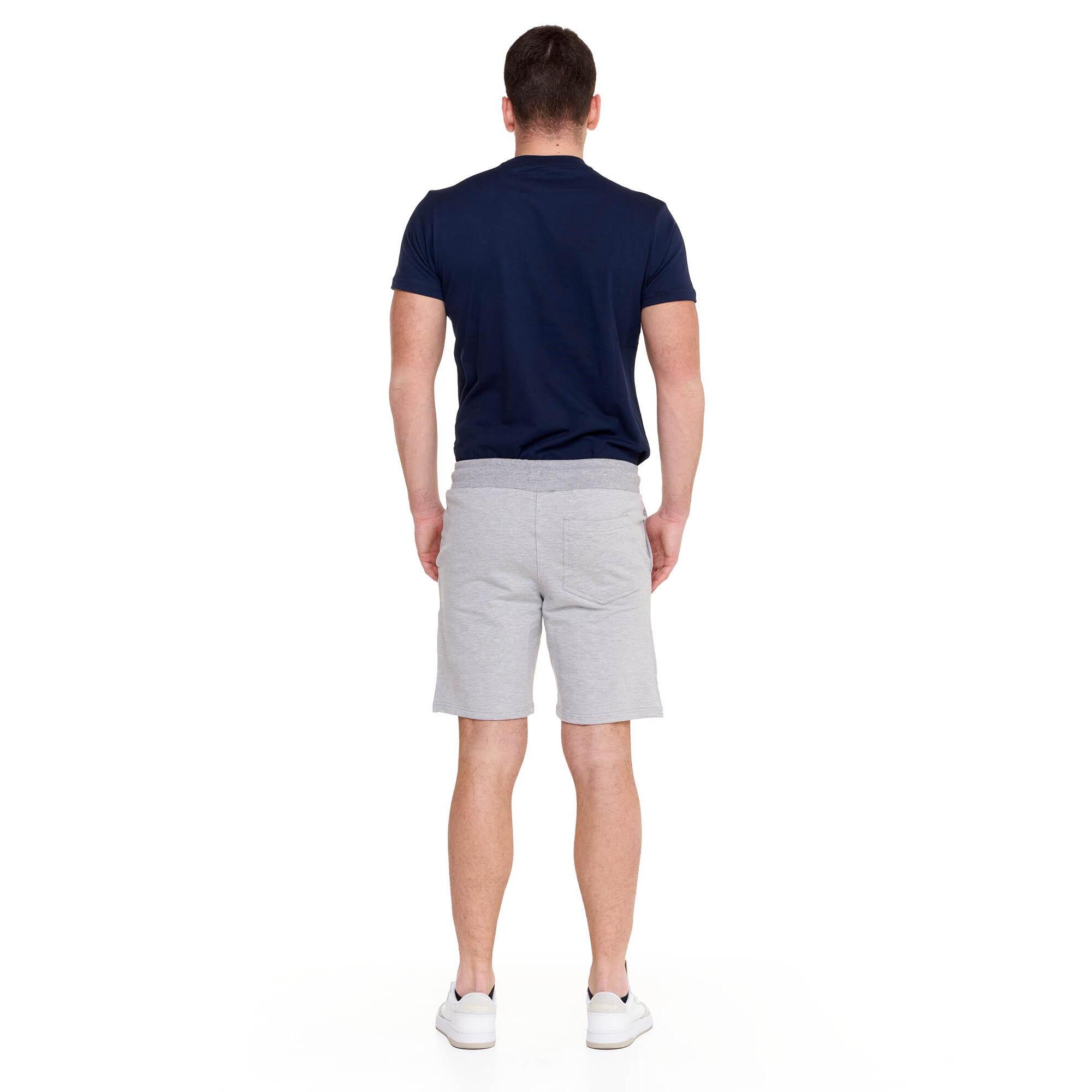 Pantalón corto de hombre con gran logo Leone Basic
