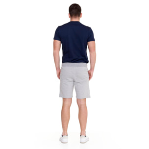 Pantalón corto de hombre con gran logo Leone Basic