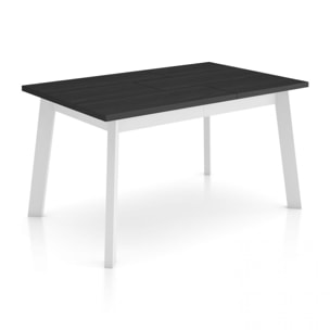 Mesa de comedor Naira 140 Negro Blanco