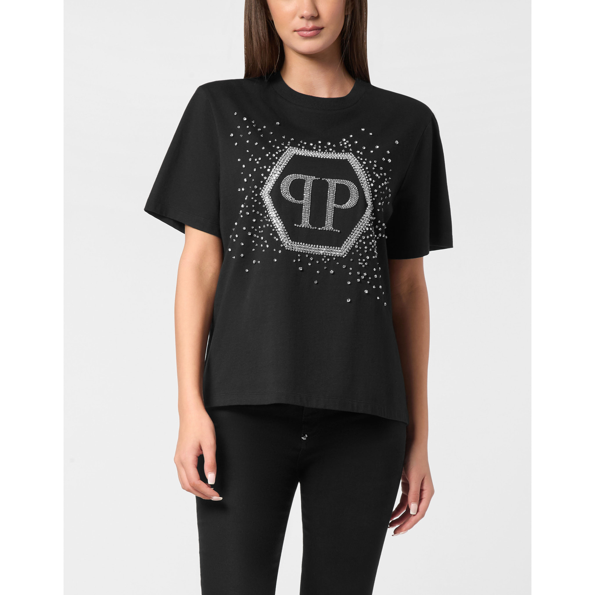 PHILIPP PLEIN Camiseta Hombre Fit HEXAGON