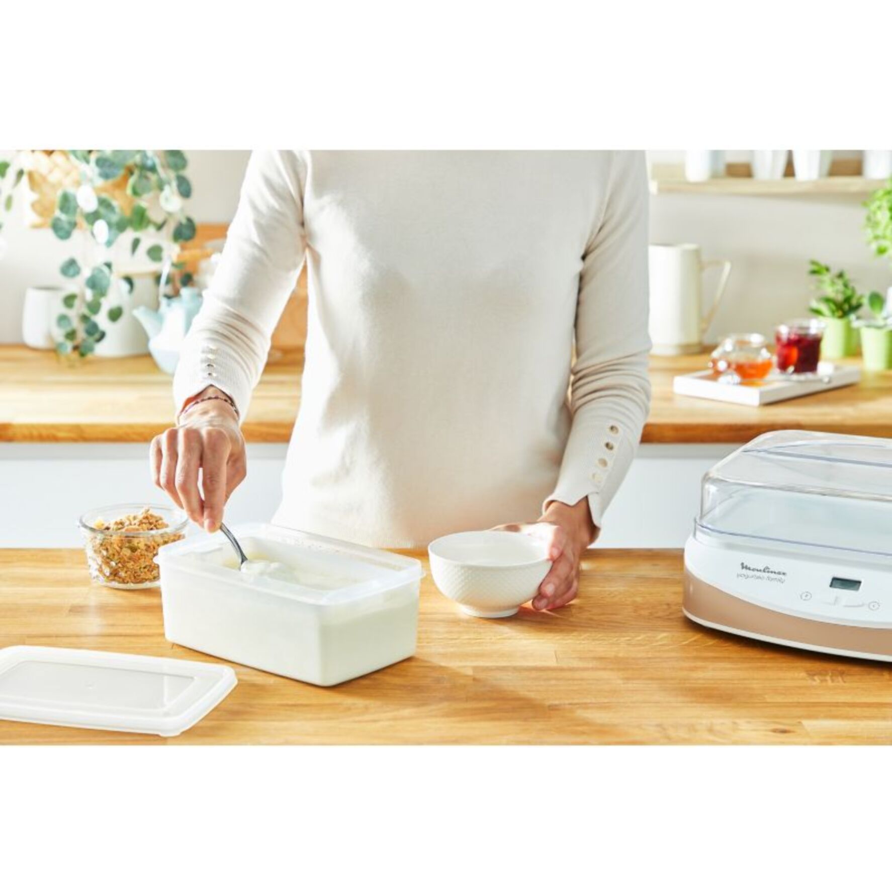 Yaourtière MOULINEX Yogurteo Family 12 pots YG233A10