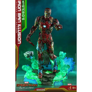 Spider-man: Far From Home Mms Pvc Action Figura 1/6 Mysterio's Iron Man Illusion 32 Cm Hot Toys