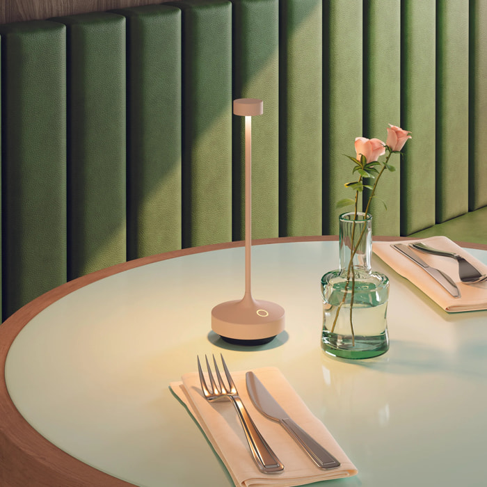 6 Lampe de table RUBY + Socle de charge