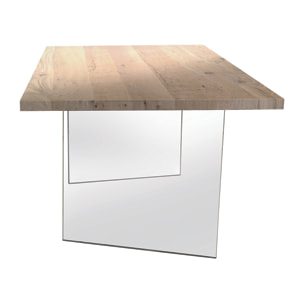 Tavolo CAPRAIA rovere impiallacciato sp. 4 160x90 cm