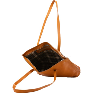 Borsa a spalla da donna - Modello False - 100% pelle - 31.0 x 43.0 x 10.0 cm