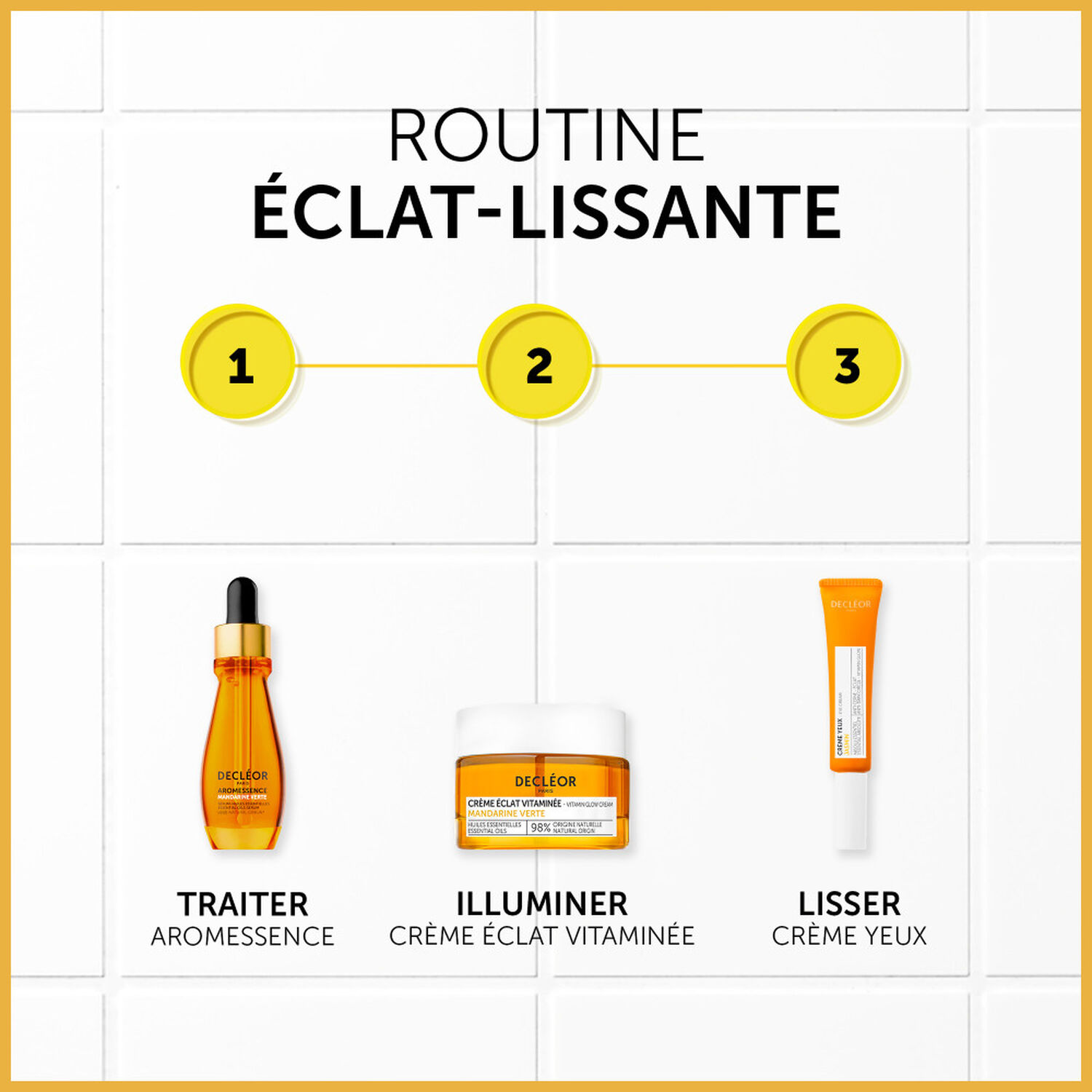 Aromessence Sérum Huiles Essentielles Mandarine Verte - Sérum Visage Eclat Lissant 15 ml