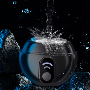 Afeitadora eléctrica con 2 velocidades y tapa protectora.