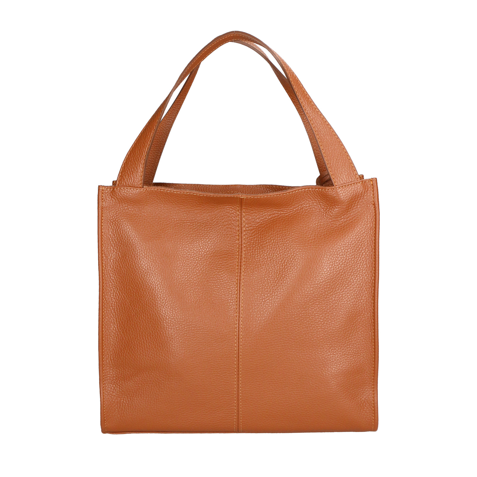 Borsa a spalla  da donna In Vera pelle Made in Italy 34x32x11 cm