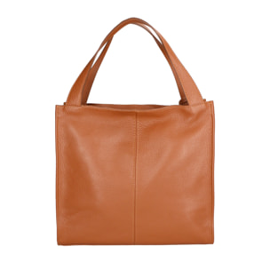 Borsa a spalla  da donna In Vera pelle Made in Italy 34x32x11 cm