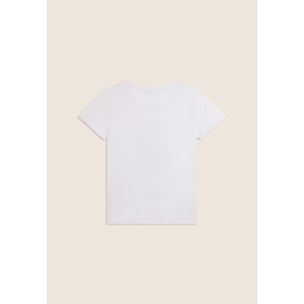 T-shirt con stampa colorata floreale