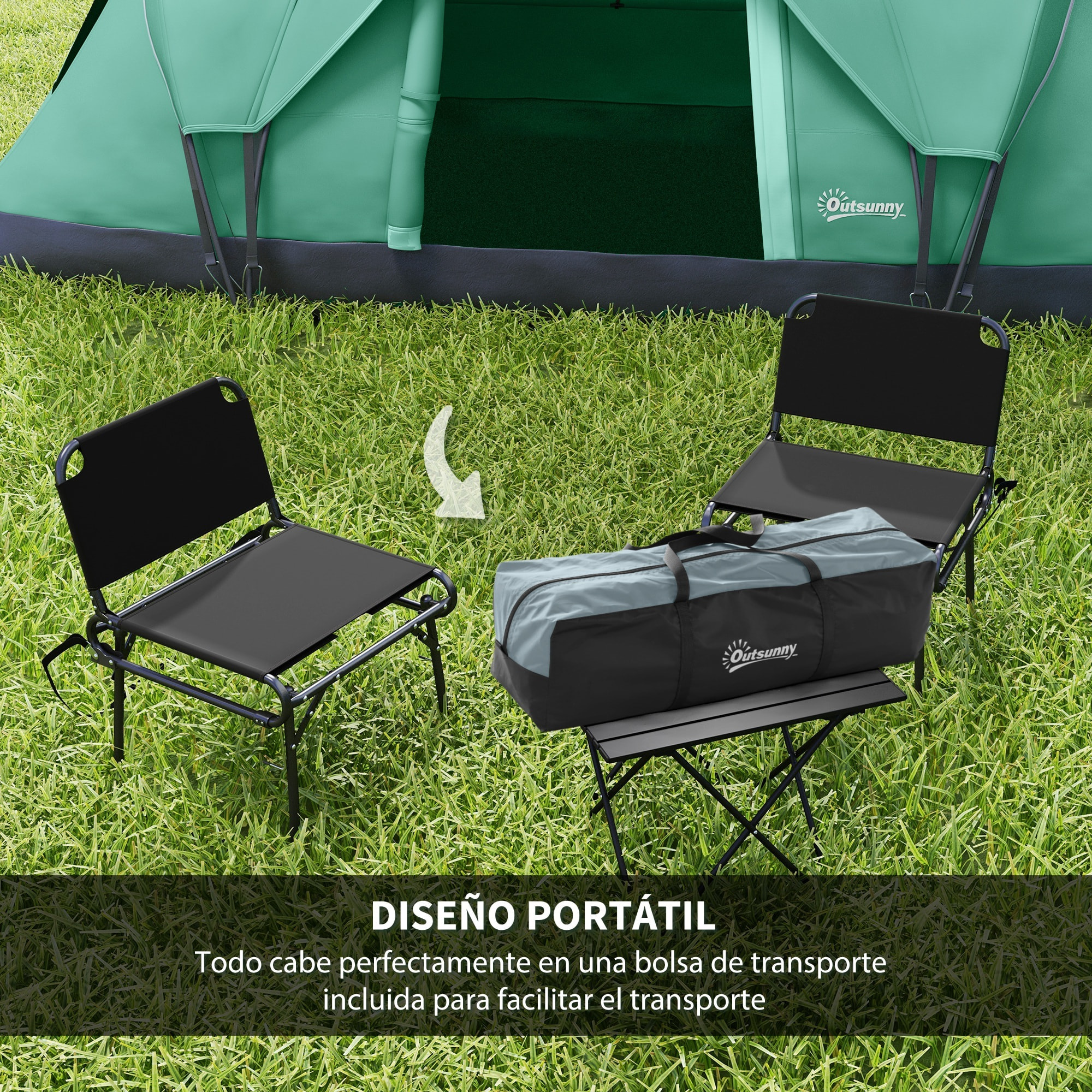 Tienda de Campaña Familiar para 5-6 Personas Tienda de Acampada de Túnel Impermeable 3000mm+ Tienda de Camping con Bolsa de Transporte y Gancho para Pescar Senderismo 455x230x180 cm Verde