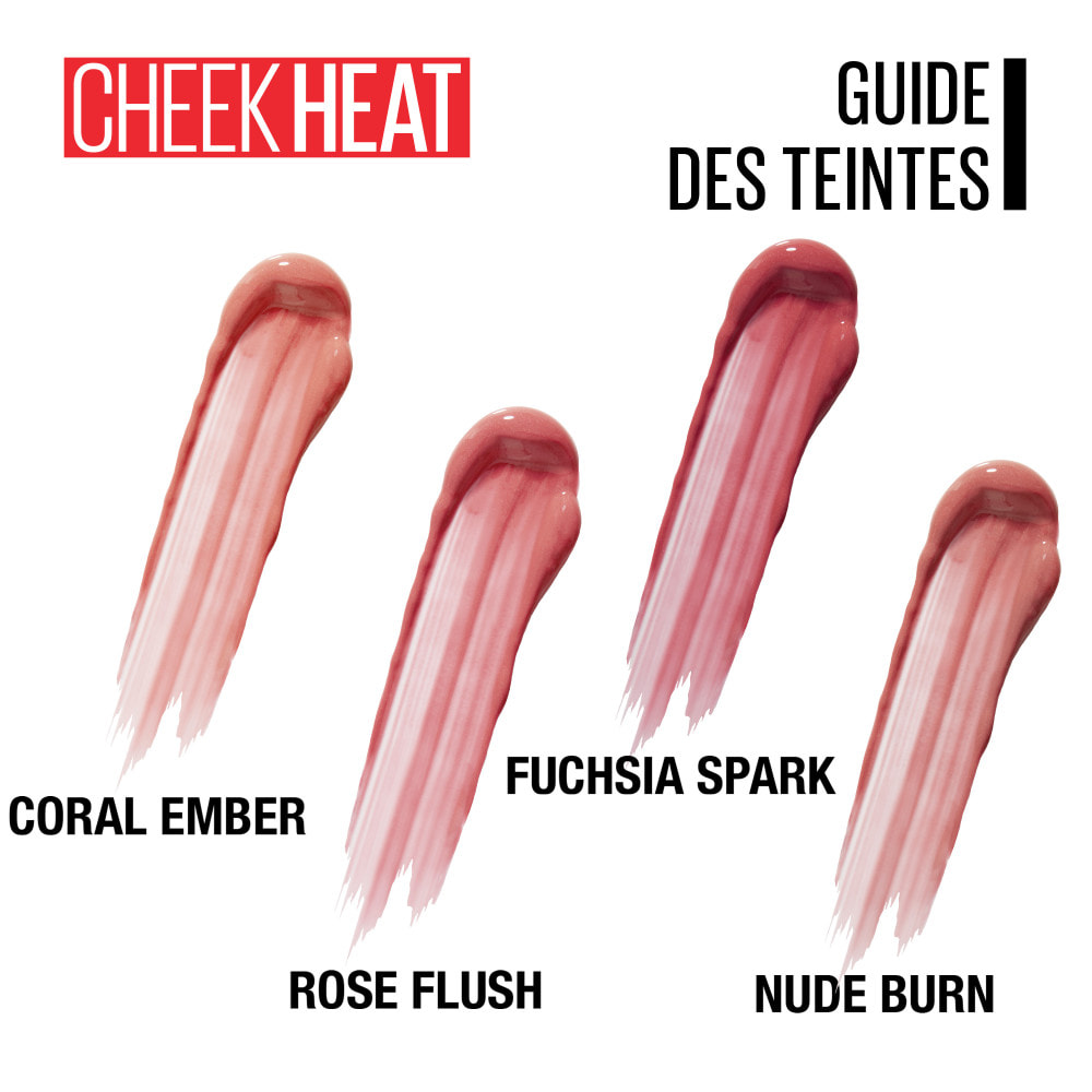 Maybelline New York CHEEK HEAT Blush Gel-Crème 20 ROSE FLASH 10 ML