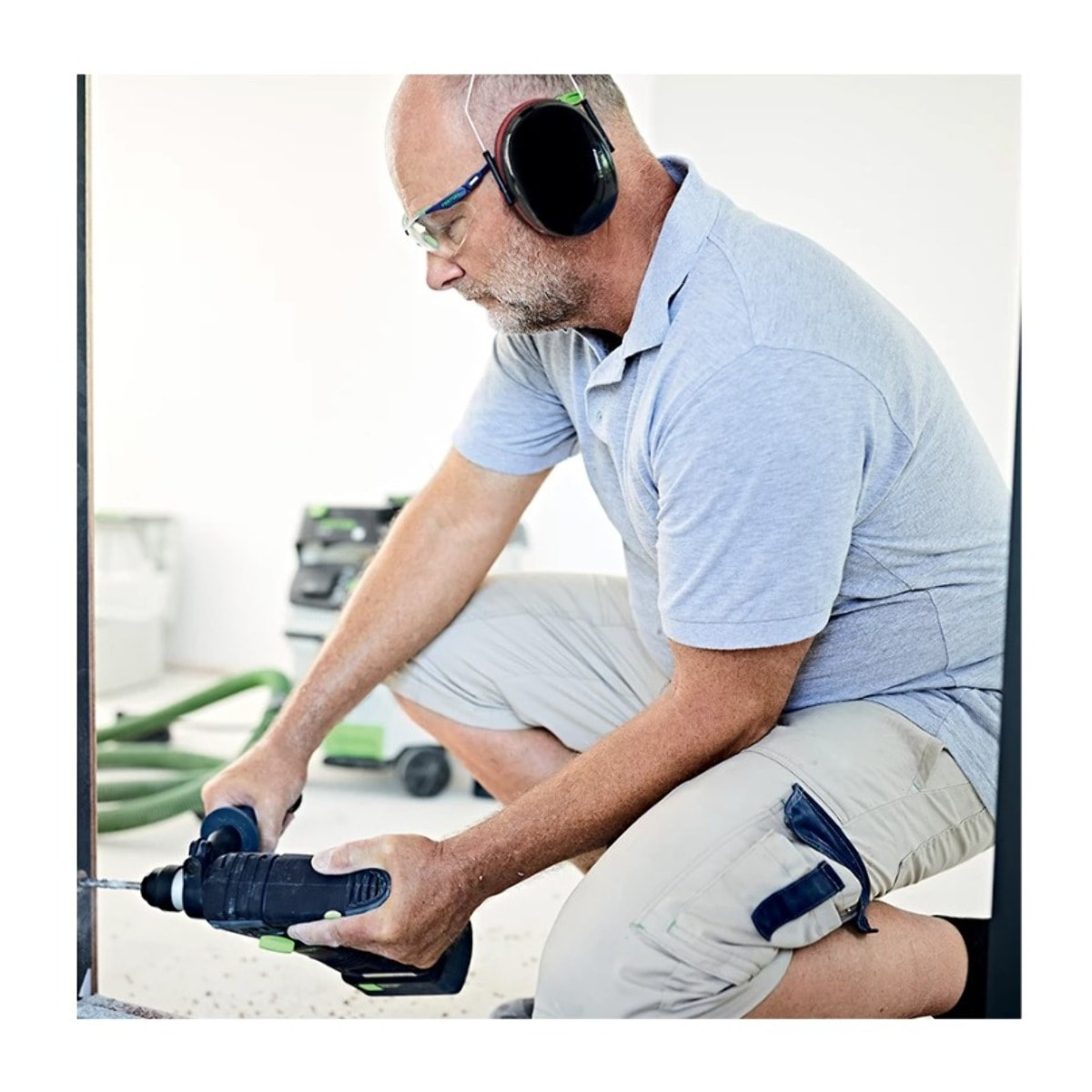 Perforateur sans fil BHC 18 HPC 4.0 I.PLUS - FESTOOL - avec 2 batteries 18V 4.0Ah - chargeur - Systainer - 577602