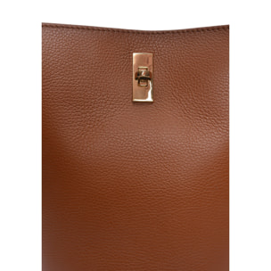 Borsa a mano Anna Luchini Cammello