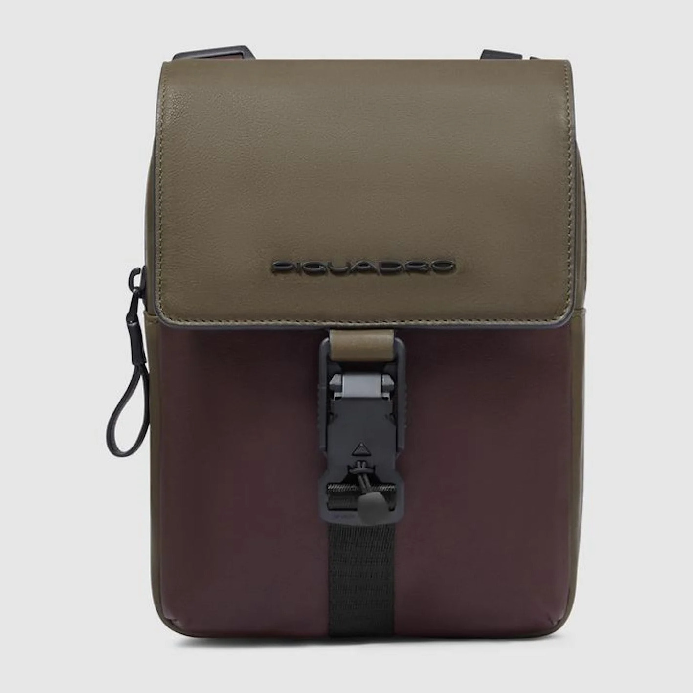 Piquadro Borsello in pelle porta telefono e porta iPad®mini con tasca per Piquadro Smart Tracker