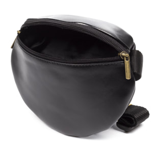 Airasca Marsupio in pelle autentica finitura Sauvage.