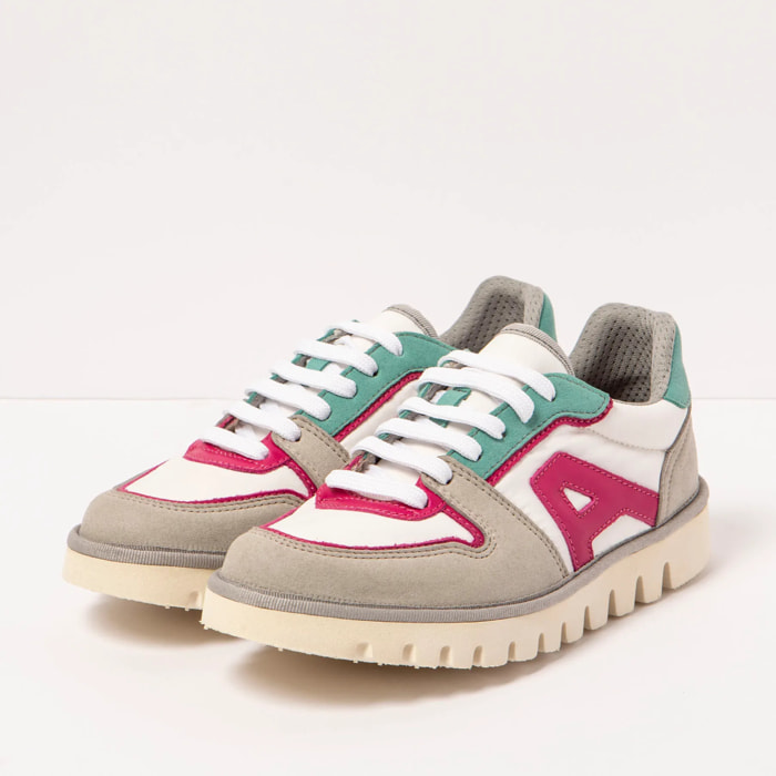 Zapatos 1589 MULTI WHITE-FUXIA/ONTARIO color White-fuxia